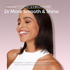 TYMO Flat Iron Hair Straightener - Upgraded Long Hollow Plates Straightener and Curler 2 in 1 for Fast Smooth Styling, Ceramic Hair Straighteners for Women, 15s Heat Up, 5 Billion Ions, Dual Voltage