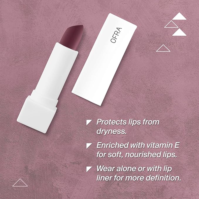 Ofra Fuchsia | Long Lasting & Extremely Pigmented Lipstick | Moisturizing Formula for Smooth, Hydrated Lips | Bold, Vibrant Color with All-Day Wear | 4.5g 0.16oz