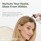 Scalp Serum for Thinning Hair in Men & Women, Clinically Tested Vegan Formula with Peptides & Rosemary Oil, Improves Hair Density and Scalp Health, Non-Greasy No-Rinse 60ml (2.0 Fl Oz)