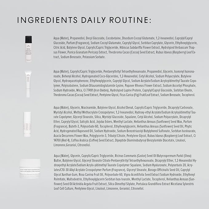 The Untamed Daily Kit – Complete Facial Skincare Set – Cleanser, Eye Serum, Face Serum & Face Cream - Daily Skincare Routine that Helps Transform Your Skin