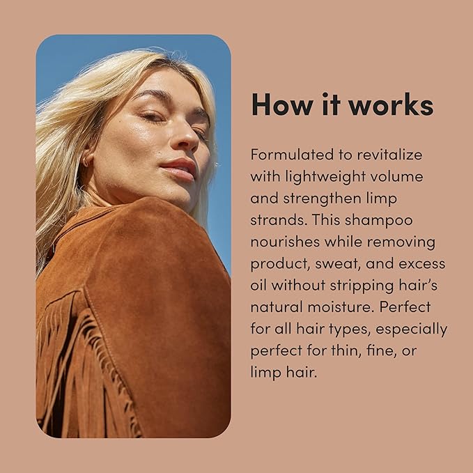 hers full volume volumizing shampoo for volume, shine & bounce - 6.4 fl oz