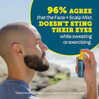 Oars + Alps Face & Scalp Sunscreen Spray Mist, SPF 35 Facial & Hair Sunscreen, Protects from Blue Light, Infused with Aloe Vera + Cucumber, Water & Sweat Resistant, Summer Splash Scent, 2pk