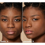 e.l.f. Hydrating Camo Concealer, Covers Blemishes & Under-Eye Circles, Full-Coverage & Delivers A Satin Finish, Vegan & Cruelty-Free, Deep Chestnut