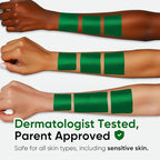 Blue Squid PRO Forest Green Face Paint Stick - Waterproof Body Paint for Adults & Kids Eye Black Baseball, Eyeblack Softball - Hypoallergenic Twist-Up Non-Toxic Makeup Stick for Cosplay, Sports, SFX