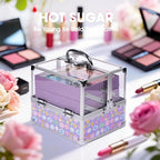 Hot Sugar Make Up Kit for Girls 10-12, Girls Makeup Sets Ages 8-12, Beauty Box for Birthday Parties Makeovers & Christmas (Sticker)