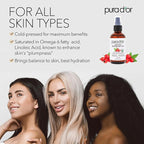 PURA D'OR ORGANIC Rosehip Seed Oil Hair Relaxer (4 Oz x3 = 12 Oz) 100% Pure Cold Pressed USDA Certified All Natural Anti-Aging, Scar Treatment, Gua Sha Massage, Face, Hair & Skin - Women & Men