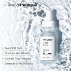 My Way Hair DNA Repair Oil – Restorative and Heat Protectant Oil for Frizz Control – Adds Shine and Seals Split Ends – Paraben, Phthalate, Sulfate, and Cruelty-Free Hair Care (1 oz)