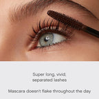 Vivienne Sabó Cabaret Premiere Brown Mascara, Volume and Length, Defining, Curling, No Flaking, No Clumping, Smudge Proof, Washable, Cruelty-Free, Made in Europe, (05 Brown), 0.3 Fl Oz, 1 Pack