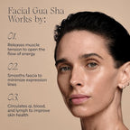 WILDLING Empress Stone Gua Sha Facial Stone I Facial Massage Stone to Lift, Plump, Tone + Sculpt I Patented Design Crafted with 100% Authentic Bian Stone