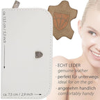 3 Swords Germany - brand quality 6 piece manicure pedicure grooming kit set for professional finger & toe nail care scissors clipper genuine leather case in gift box, Made in Solingen Germany (02266)