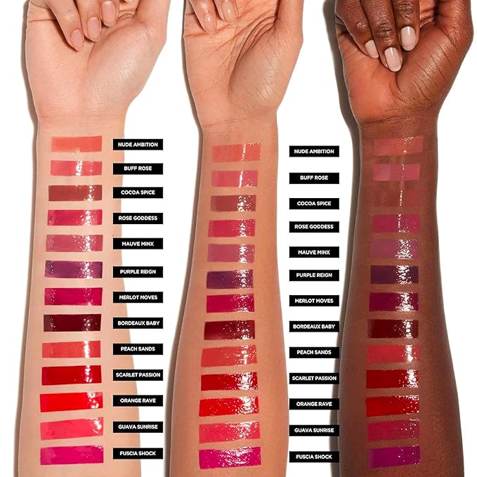 Deck of Scarlet Threeway Solid Lip Oil, Vegan Formula With Hyaluronic Acid and Hydrating Oil Blend, Glossy Finish - Pink Petal