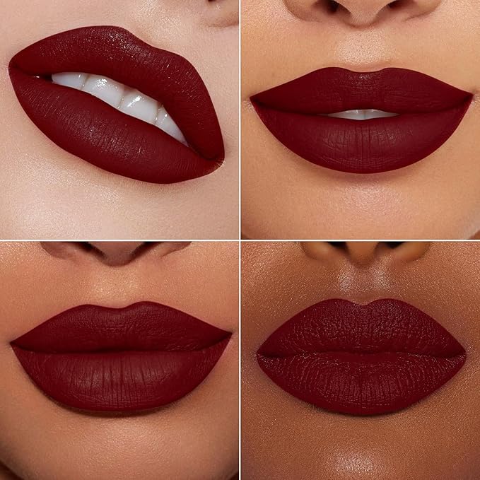 MAKI YIKA Dark Brown Lipstick for Women Color Stay Long Lasting Lipsticks, No Smudge Matte Liquid Lipstick Transferproof Cruelty-Free Lip Color |Chocolate Delight