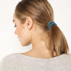 100 Pcs Thick Seamless Hair Ties, Ponytail Holders Hair Accessories No Damage for Thick Hair Christmas Gift(Cool Colors)