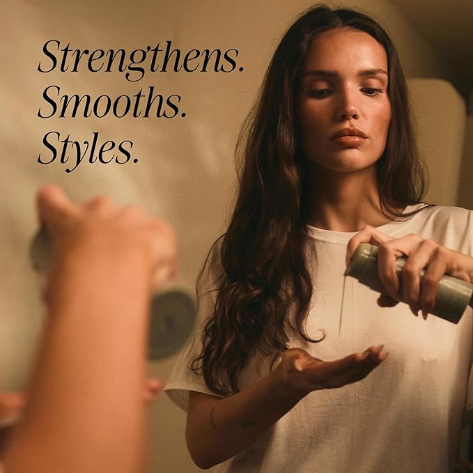 Hair Elixir Serum - Smooth Frizz-Free Hair Instantly - 80ml Heat Protectant - Daily Styling & Overnight Treatment - Lightweight Formula with Hibiscus & Meadowfoam Extracts