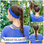 Brown Hair Ties, Ponytail Holders No Damage For Women, Elastic Hair Bands For Thin and Thick Hair (100 PCS)