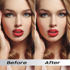 Lip Stain Peel Off - Lip Liner Long-wear & Waterproof Moisturizing Lip Stain with Matte Finish, Transfer-Proof, Non-Stick Cup Lip Tint Stay On All Day (Rose)