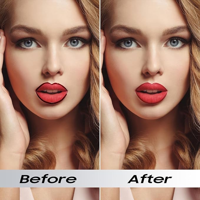 Lip Stain Peel Off - Lip Liner Long-wear & Waterproof Moisturizing Lip Stain with Matte Finish, Transfer-Proof, Non-Stick Cup Lip Tint Stay On All Day (Nude)