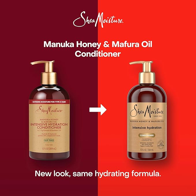 SheaMoisture Manuka Honey & Mafura Oil, Intensive Hydration Conditioner, 13 fl oz (384 ml)