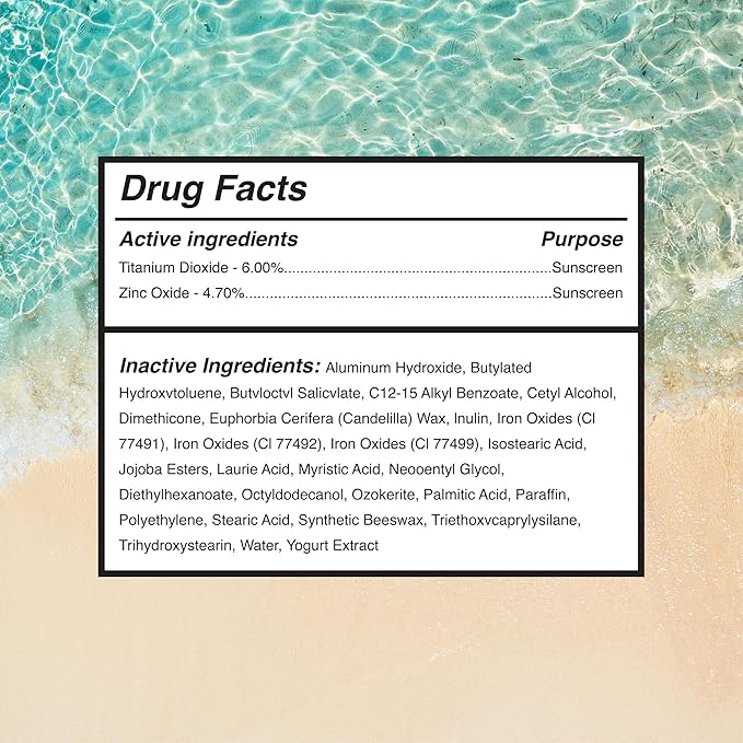 Surface TROPIX Sheer Touch Sunscreen Stick, Water Resistant, UVA/UVB Broad Spectrum, Fast Drying Protection, PABA Free - SPF 50-1 PACK