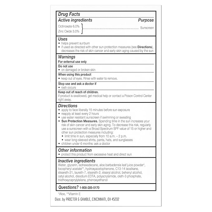 Olay Face Moisturizer, Complete All Day Moisturizer With Sunscreen Broad Spectrum SPF 15 - Sensitive, 4 fl. Oz, 1 unit