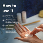 hers Full Volume Conditioner, 2 Pack - Volumizing Conditioner for Women with Biotin - Adds Lightweight Volume, Shine & Bounce - Coastal Cedar Citron - 2 x 6.4 fl oz