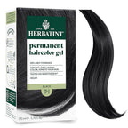 Herbatint Permanent Hair Dye For Women - 1N Black - For Up To 100% Gray Coverage - Ammonia-Free, Alcohol-Free & Vegan - Salon Influenced Hair color 5.75 Fl Oz