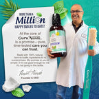 GuruNanda CocoMint Oil Pulling Mouthwash for Complete Oral Hygiene, 7 Essential Oils & Vitamins for Happy Teeth & Gums & Fresh Breath, Alcohol-Free, 33.8 Fl Oz/1L