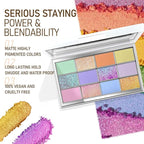 Highly Pigmented Chameleon Eyeshadow Palette, 12 Colors Sparkle Creamy Duo Chrome Multidimensional Eye Shadow Pallet, Long-Wearing Formula,easily blendable,Vegan & Cruelty Free (#03)