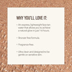 Nuda CloudMist Express Face Tan Water, Lightweight Transfer-Resistant Self Tanning Mist, Infused with Hyaluronic Acid, Cucumber and Green Tea Extract, Bronzer Free, Vegan, Fragrance Free, 2.5 Fl Oz