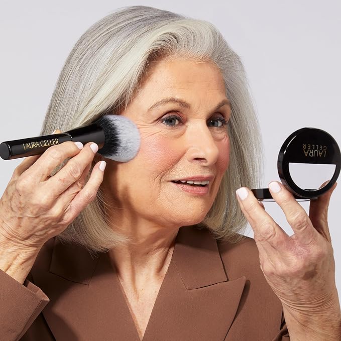 LAURA GELLER NEW YORK Bronze-n-Brighten Multipurpose Bronzer, Medium + Classic Bronzer Brush