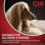 CHI for Dogs Tearless Puppy Shampoo - Gentle Dog Wash for Young Coats - Best Mild Formula for Puppies - Sulfate and Paraben Free - pH Balanced - Made in USA, 16 Fl Oz