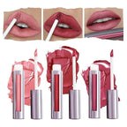 Runway Rogue Silk Glam Liquid Lipstick Lip Trio, Long Wear Frosted Liquid Lipstick Pack, (‘Call Sheet’, ‘Cocktail Hour’, ‘First Class’)