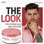 Immortal NYC Hair GEL STYLING WAX - Hypnotic, Maximum Firm Strong Hold, Low Shine Gel/Wax - Mens Water Based Pomade/Hair Wax, No Residue Hair Pomade - All Natural Gel/Wax for All Hair Types