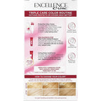 L'Oreal Paris Excellence Creme Permanent Triple Care Hair Color, 9A Light Ash Blonde, Gray Coverage For Up to 8 Weeks, All Hair Types, Pack of 1