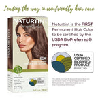 Naturtint 6GM Chocolate Brown Permanent Hair Color (Pack of 6), Ammonia Free, Vegan, Cruelty Free, up to 100% Gray Coverage, Long Lasting Results (Packaging may vary)