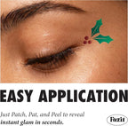 Fazit Makeup Patches - Holly Wings Eye Speckles - Glow Up Make-Up Patches - Cute Glitter Makeup Accessories for Women - Cosmetic Glitter for Face