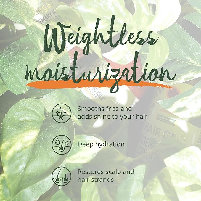 Hair Gro Rosemary Mint Conditioner 8oz/ 237ml - Moisturizing Formula for Refreshing Scalp and Nourishing Damaged Hair with High Shine