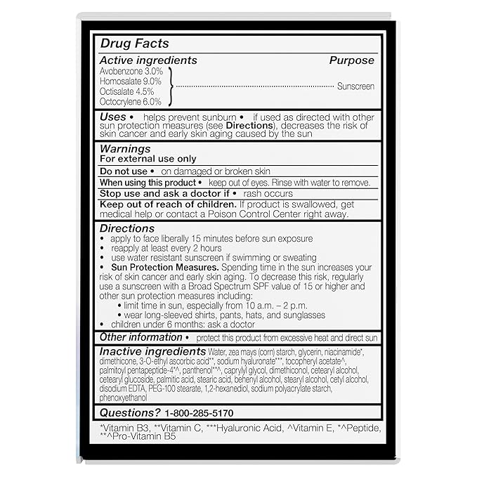 Olay Super Cream with Sunscreen SPF 30, Fragrance Free Lightweight Face Moisturizer with Sun Protection, 5-in-1 Skin Care - Hydrating, Brightening, Firming - Niacinamide, Vitamin C, Collagen, 1.7 oz