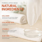 Vitamin C & Collagen Sheet Mask - Anti-Aging, Wrinkle & Age Spot Reducer, Hydrating & Moisturizing - Dermatologist Tested Korean Skincare, Clean Beauty, Cruelty-Free, All Skin Types - 5 Masks