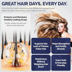 Anti-Thinning Peptide Shampoo And Conditioner – Sulfate Free Thickening Hair Fromula With Biotin, Caffeine & Saw Palmetto Made In USA For Women & Men, Safe For Color-Treated Hair, 16 fl.oz Each