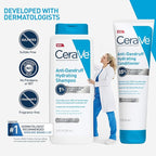 CeraVe Hydrating Anti Dandruff Shampoo, 1% Pyrithione Zinc Dandruff Treatment With Ceramides, Niacinamide & Hyaluronic Acid, Helps Eliminate Flakes & Provides Itchy Scalp Relief, Sulfate Free, 12 Oz