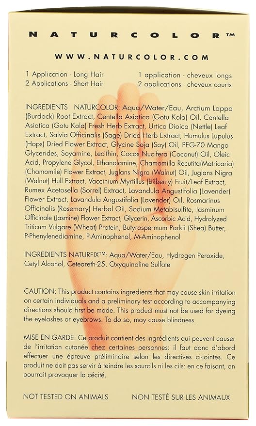 naturcolor Haircolor - Pale Saffron Blonde Hair Dye, 4 Fl Oz (9R)