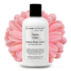 The Soap Exchange Body Lotion - Apple Cider Scent - Hand Crafted 8 fl oz / 240 ml Natural Artisan Skin Care for Hand, Face, & Body. Moisturize, Hydrate, & Protect. Made in the USA.