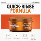 Immortal NYC Captain Black Hair Wax - 8 out of 9 Holding Ability, Max Shine - All Natural Water-Based Hair Wax for Men - No Residue, All Hair Types