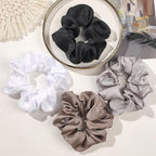 Hair Scrunchies for Women - Hair Ties No Damage Both for Thick Hair or Thin Hair Curl Hair No Crease Scrunchies Ponytail Holder No Hurt Your Hair