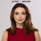 CHI Lava TriLume Heated Brush, Triangle-Shaped Comb for Natural Waves & Volume, Easy & Gentle Root Access, Reduces Frizz & Increases Shine