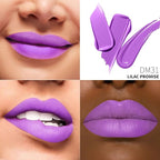 Purple Lipstick Matte for Women SuperStay Long Lasting Lipstick Smudge Proof No Transfer Liquid Lipsticks, Cruelty Free Lip Makeup,DM31 Lilac Promise
