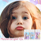 24 Pcs Unicorn Lip Balm Back to School Gift Unicorn Party Favors Lip Balm for Girls Birthday Party Favors Lip Gloss for Kids Gifts for Kids Fruity Favors Unicorn Gift for Cute Girls