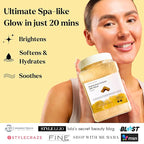 Jelly Face Mask for Facials - 24K Gold Hydrating, Brightening & Nourishing Jelly Mask with Free Jade Roller & Spatula | Professional Hydrojelly Masks | Christmas Gifts for Women, Gifts for Women