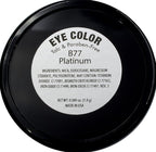 Platinum Silver Shimmering Gray Grey Pewter Pressed Powder Single Vegan Eyeshadow; Talc, Paraben & Cruelty Free